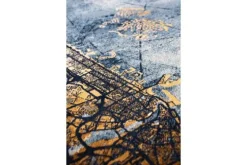 Vloerkleed Gold Sea 9698 rond | Dubai Cities | Louis de Poortere