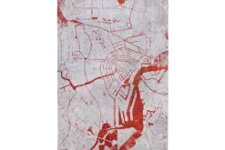 Vloerkleed Orange Cut 9323 Cities | Louis de Poortere