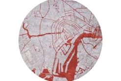 Vloerkleed Orange Cut 9323 Cities | Louis de Poortere