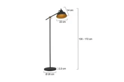 Vloerlamp 1322ZW Nové Mexlite