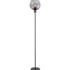 Vloerlamp Zwart Rookglas Fantasy