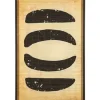 Wanddecoratie black Kyoto