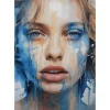 Wandkleed Aqua
