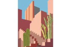 Wandkleed Botanical Stairs