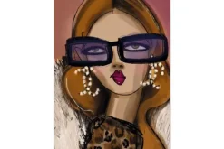 Wandkleed Diva