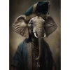 Wandkleed Elephant