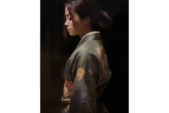 Wandkleed Kimono Tales