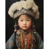 Wandkleed Traditional Child