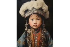 Wandkleed Traditional Child