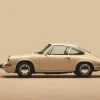 Wandkleed Vintage Porsche Beige