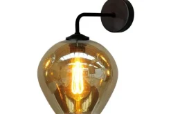 Wandlamp 3260-05-05-3 Quinto Smoke