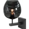Wandlamp Zwart Rookglas Fantasy