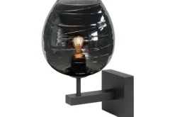 Wandlamp Zwart Rookglas Fantasy