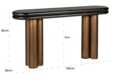 Wandtafel black rustic 210870 Macaron